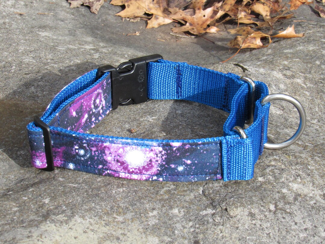 Quick Release Martingale Dog Collar Adjustable SPACE GALAXY Etsy