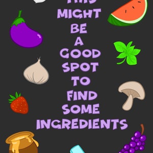 Kingdom Hearts 3 Ingredients Sticker