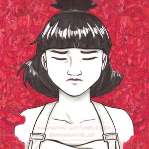 Flowers - Original Hadestown Eurydice Inspired Inked Art