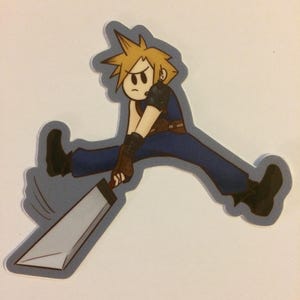 クラウド ファイナルファンタジー ステッカー