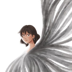 Lady Heir of the Mists - Postcard Art Print