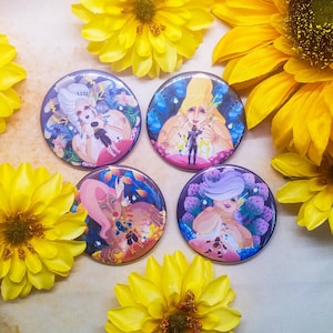 Great Fairy Button 2.25&quot; Pin Set