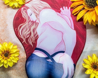 Alucard ASSlevania Booty 3D Mousepad