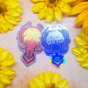 Cowboy Buck Sticker (Two Styles)