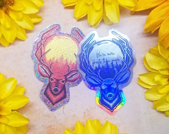 Cowboy Buck Sticker (Two Styles)