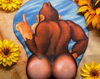 Donkey Kong ONCE Naked Booty Edition 3D Mousepad