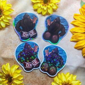 DK Once Sticker Holo Large (Two Versions)