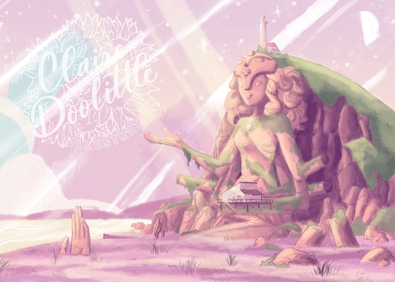 Steven Universe Print Landscape 5 X 7 And 11 X 17 Etsy