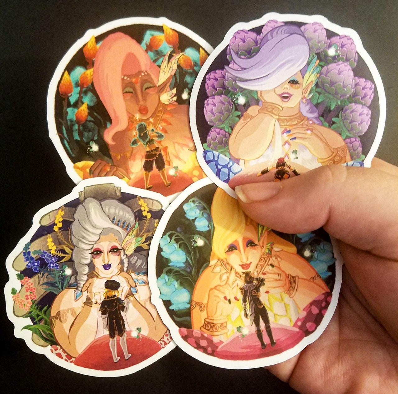 Great Fairy Sticker Pack (set of 4) - Etsy