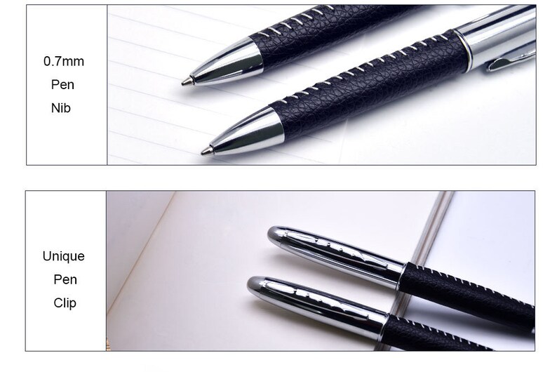 Personlized Free Engraving stainless steel highend Ball Pen Holiday Business Gift with Engraved Free Metal Pen Box