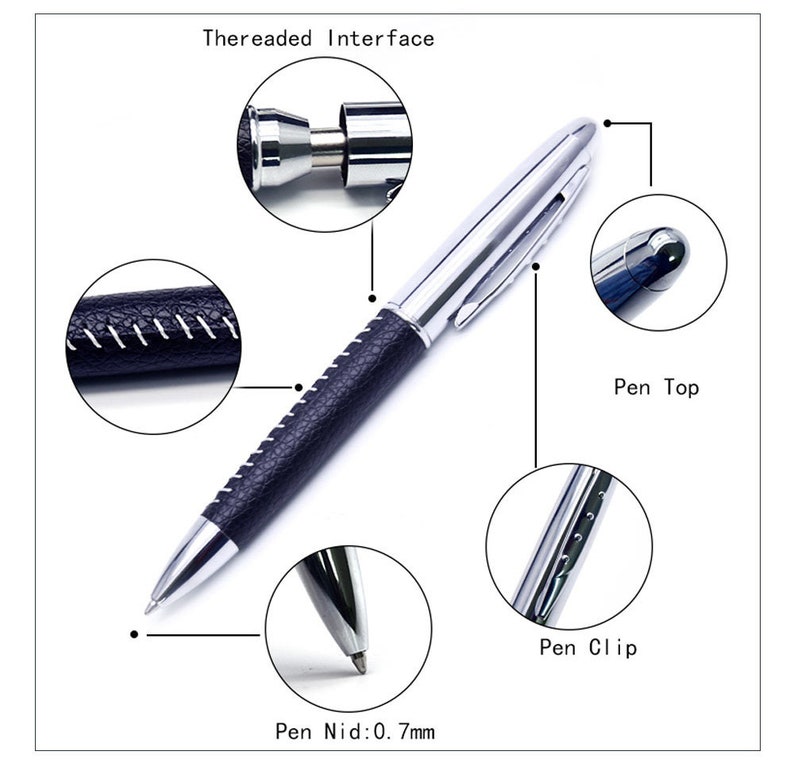 Personlized Free Engraving stainless steel highend Ball Pen Holiday Business Gift with Engraved Free Metal Pen Box