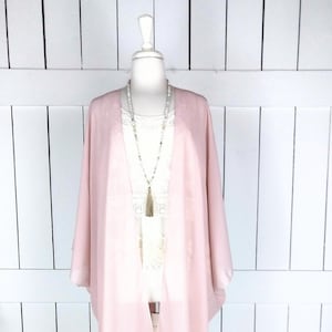 Solid sheer chiffon kimono cover up choose your color