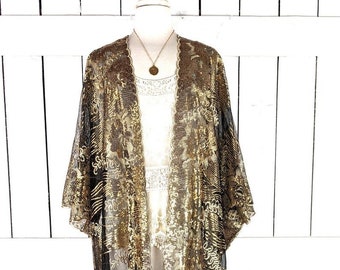 net kimono jacket
