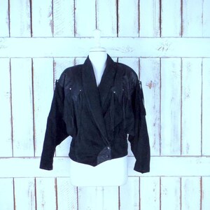 short black suede jacket