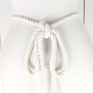 Long braided knotted fringe tassel tie rope chord belt