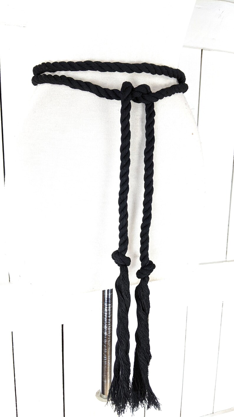 soft knotted long belt