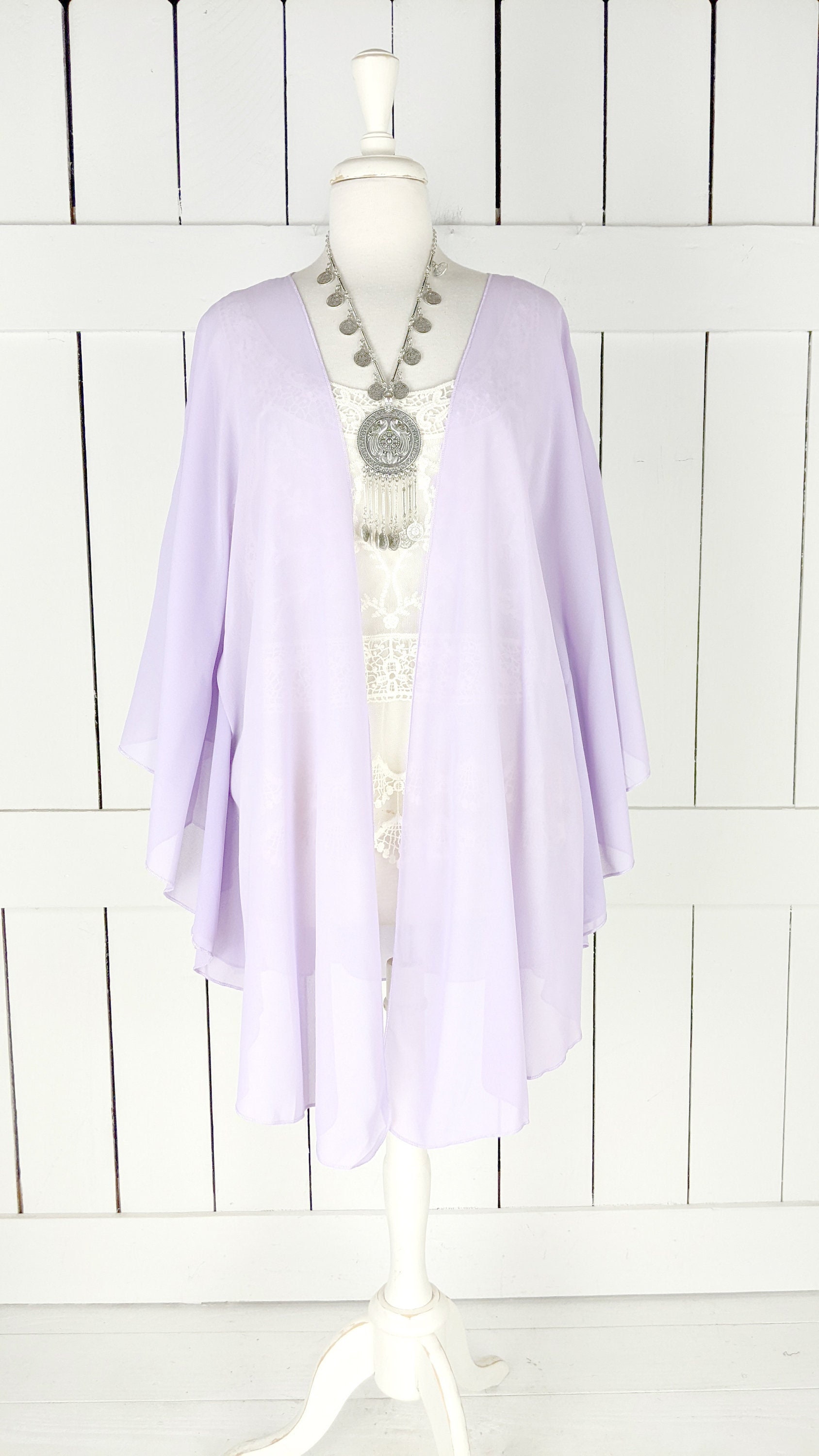 Lavender Kimono - Etsy