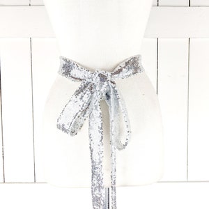sparkly tie belt