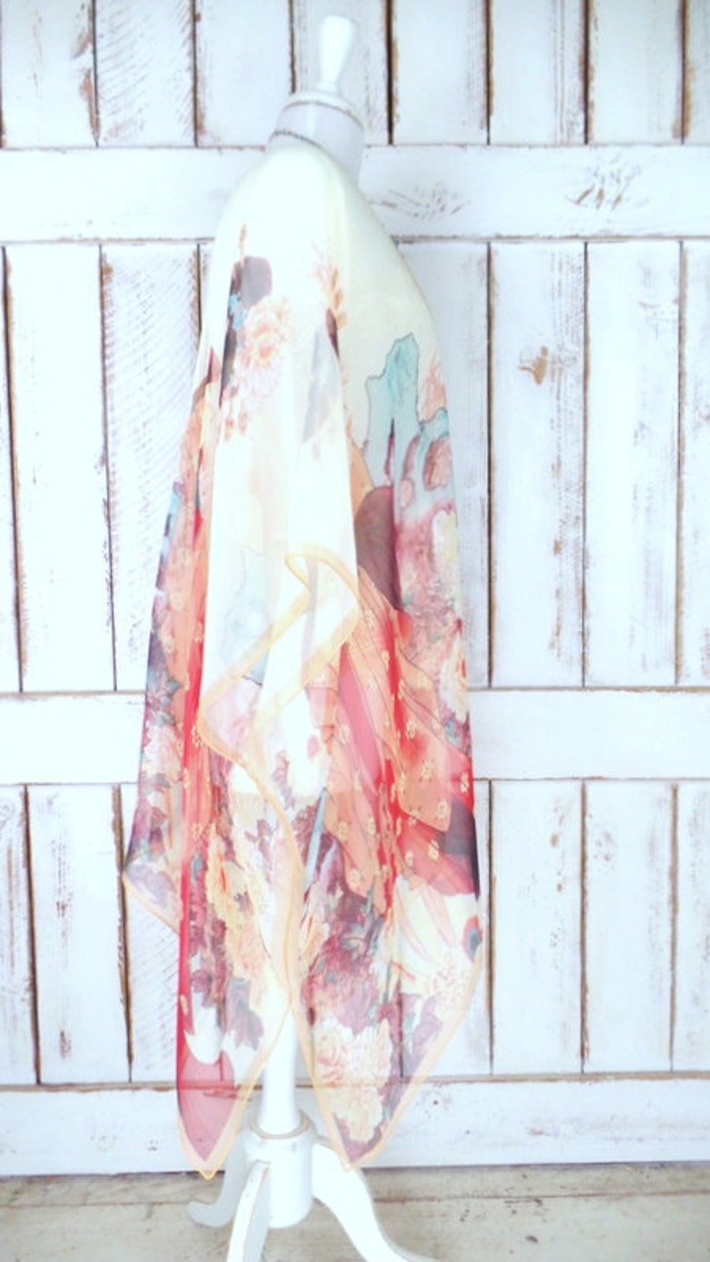 Peach Kimono Overlay