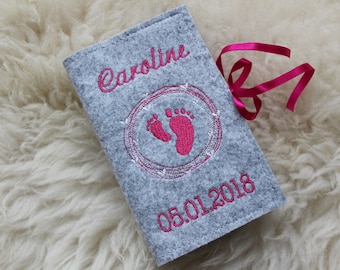 Parent enfant, coquille de passeport maternel personnalisée, Mère Enfant Pass Housse, U-Housse avec nom personnalisé grossesse enceinte