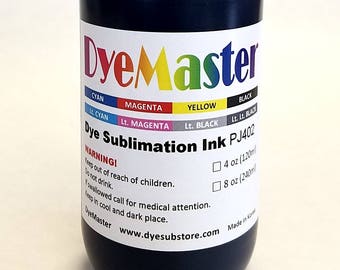 DyeMaster Sublimation Ink, 8 oz. (240ml) with free custom ICC profile