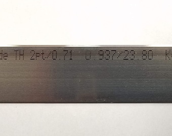 2pt. 0.937" Steel Rule Blade for Cutting Dies, 30" stick