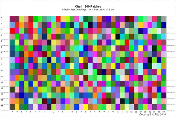 Cmyk Sublimation Color Chart
