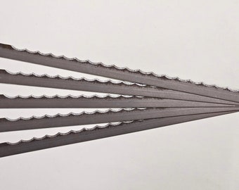 Edelstahl Bogenmesser, Brotmesser Ersatzklingen, 5er Pack