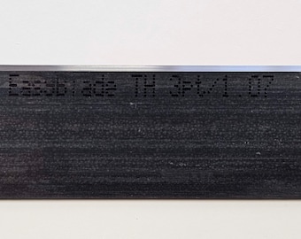 Hoja de regla de acero de cara central (CF) de 3 puntos y 0,937&quot; para troqueles de corte, varilla de 30&quot;