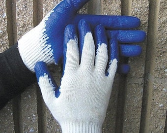 Latex Coated Standard Work Gloves, 10-Pack