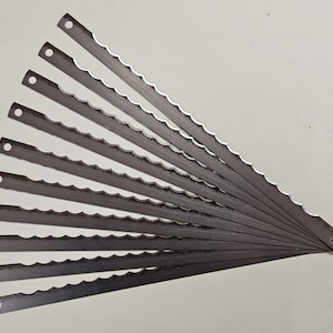 Stainless Steel Bow knife, Bread knife Replacement Blades, Pack of 10