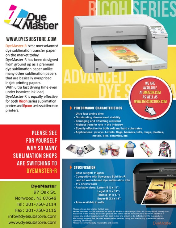 Sublimation Paper for Inkjet Printer