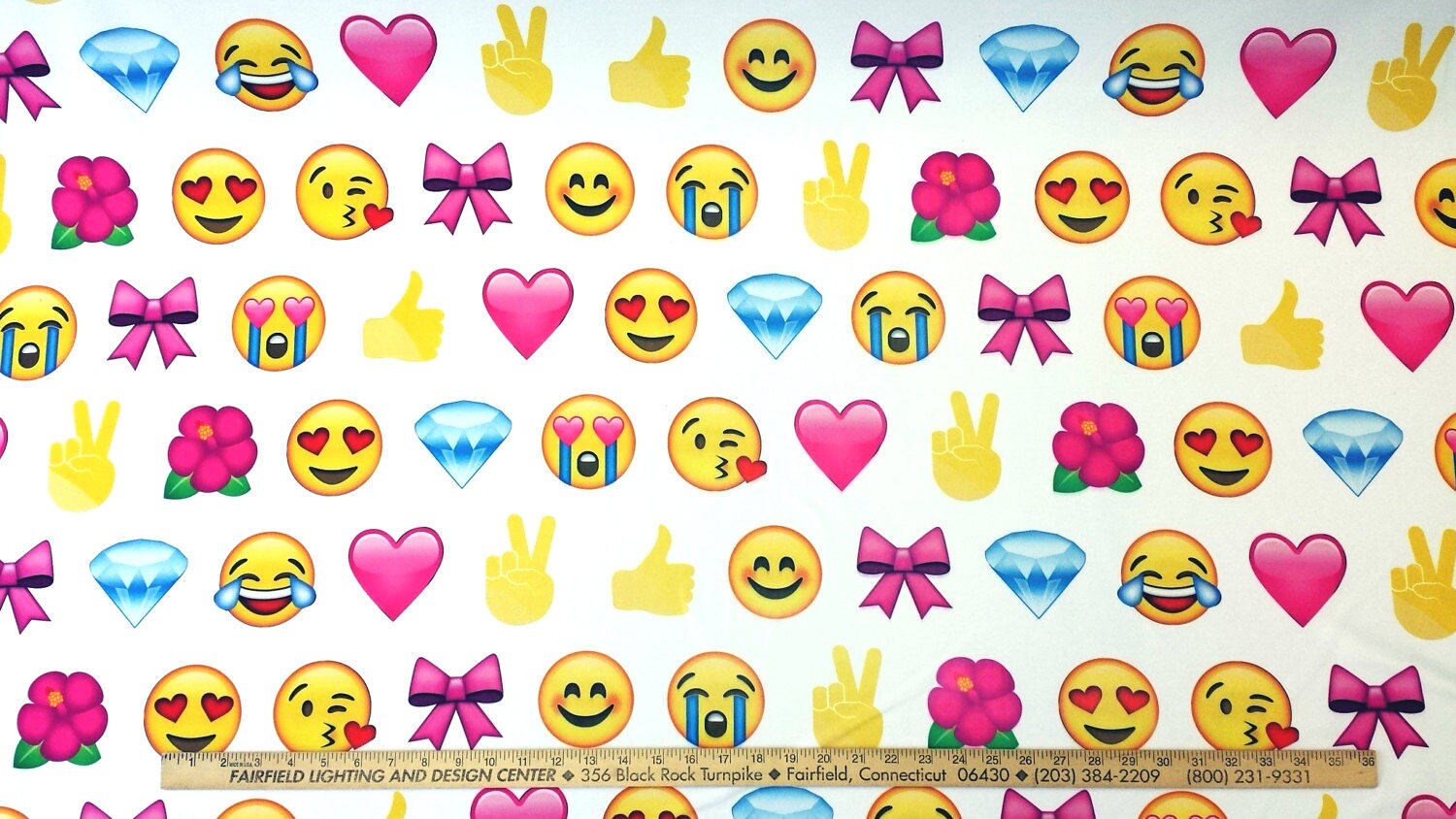 Sublimated Scuba Polyester Fabric With Large Flower Emoticon Etsy - 50