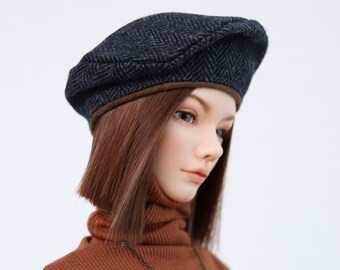 SD_Herringbone Beret (8.5 Inch)