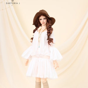 SD_White Bohemian Dress