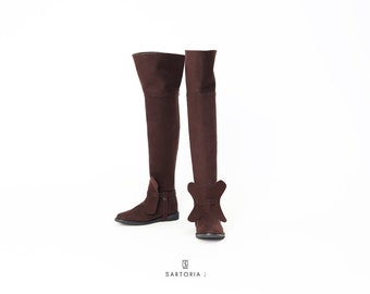 SD_Baroque Boots(Brown Suede)_Pre-Order