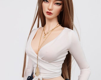 SD_Wrap Blouse (White)