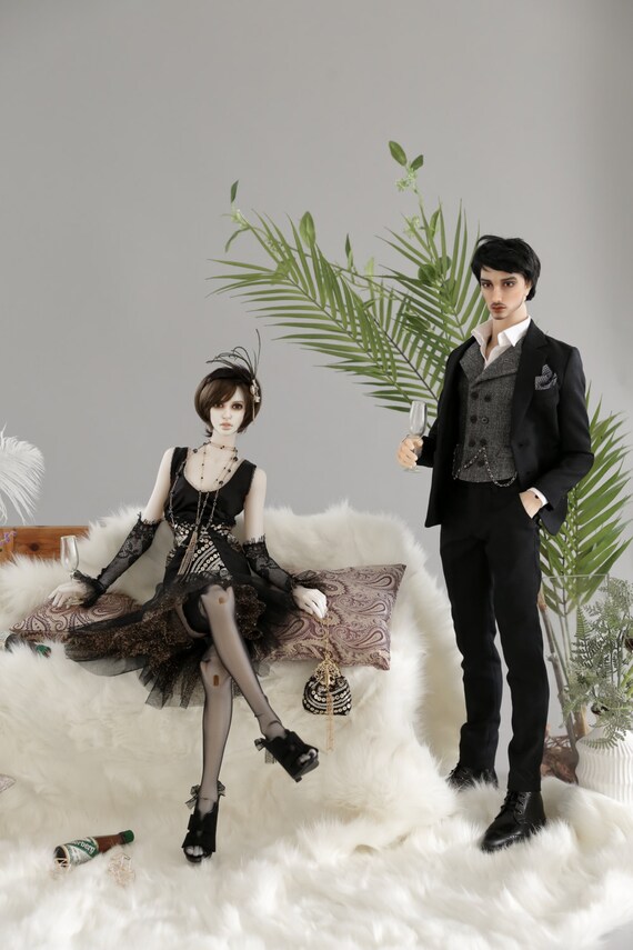 SD/_Black Suit for DollShe 28M