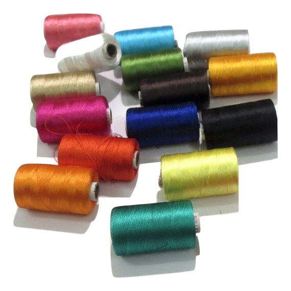 Fil de broderie soie, 25 25 soie, bobine de fil de soie indienne, à la main et Machine à broder, fil de soie en gros fil de soie Art 6a6e34 Fil de broderie soie, 25 25 soie, bobine de fil de soie indienne, à la main et Machine à broder, fil de soie en gros fil de soie Art 6a6e34
