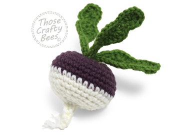 Crochet Turnip | Assorted Colors, Play food, Pretend Play, Gifts for kids, Learning Toys