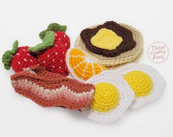 Let's Make Breakfast Together | Crochet Play Food Set