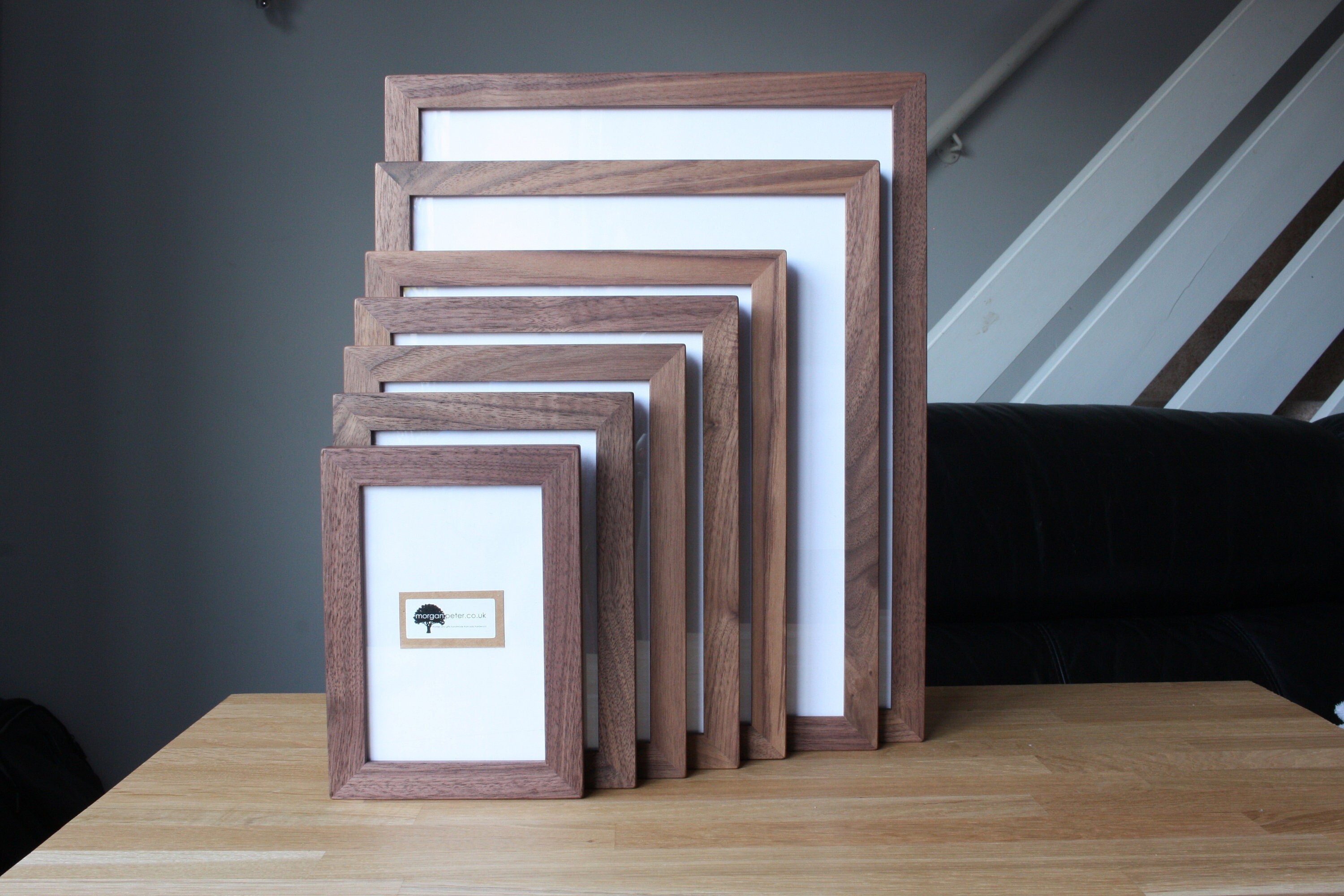 Solid Walnut Picture Frames All Sizes Etsy UK