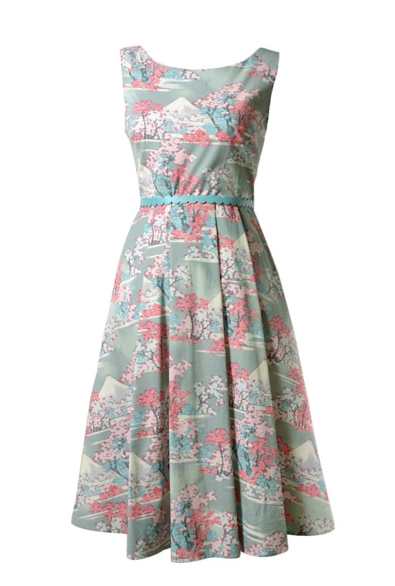 Cherry blossom print outlet dress