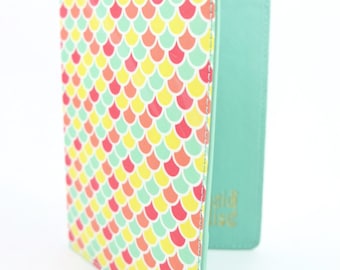 Wanderlust Mermaid Passport Cover Wallet with Travel Planner