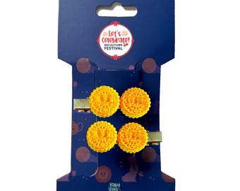 Mooncake Alligator Hair Clips (Pair)