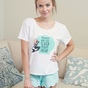 Mermaids Don&#39;t Lose Sleep Pajama Set