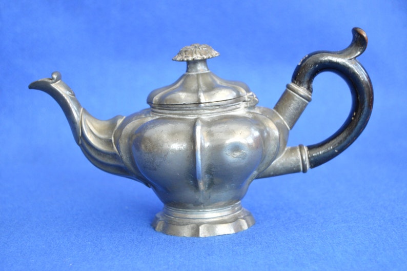 James Dixon Victorian Pewter Teapot 19th Century Antique Tea Etsy