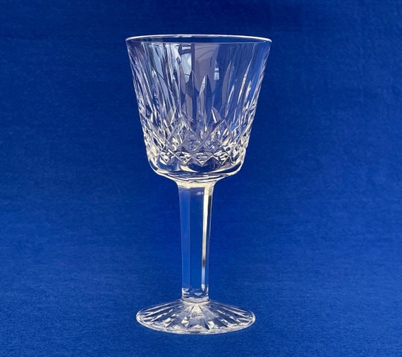 Lismore Red Wine Glass, Waterford Crystal, Ireland Vintage 20th C
