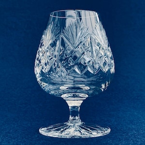 Verre à brandy vintage Iona en cristal d&#39;Édimbourg - Plusieurs exemplaires disponibles