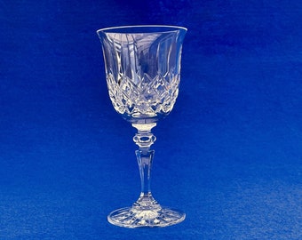STAR CUT FOOT Wedgewood Galway OLD GALWAY Water Goblet 8-1/8" STAR CUT FOOT Wedgewood Galway OLD GALWAY Water Goblet 8-1/8"